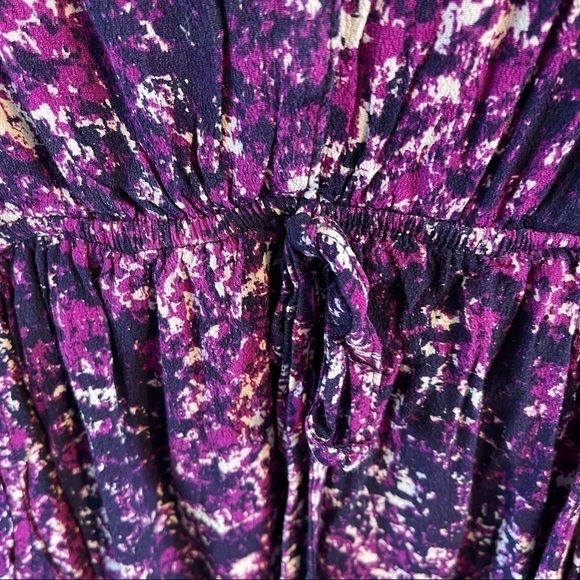 41 hawthorn stitch fix purple  Jacquelyn shirt dress size small pockets elastic - Picture 7 of 10